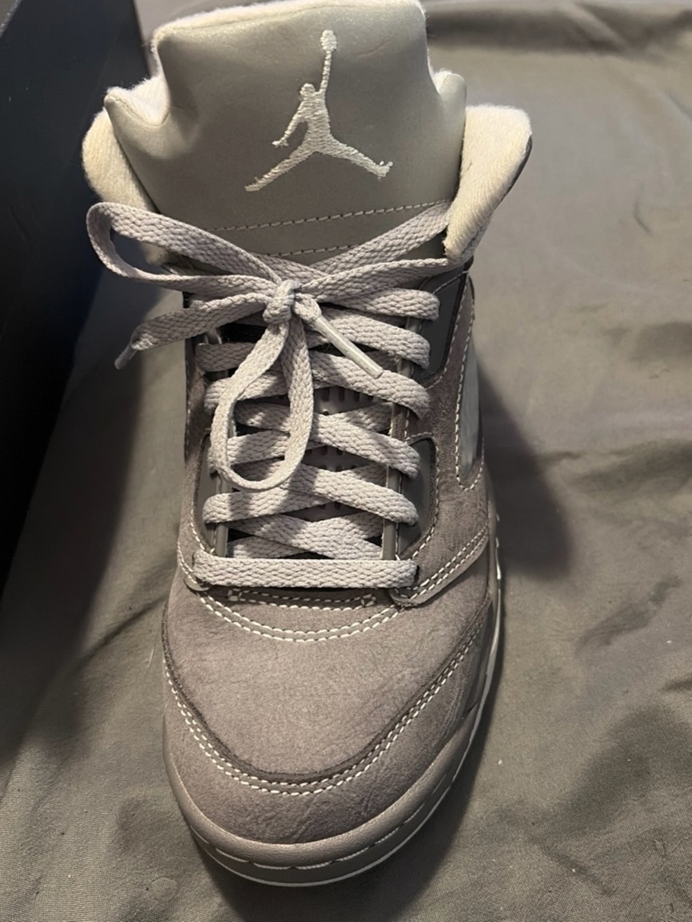Jordan Men’s High-Top Sneakers in Grey